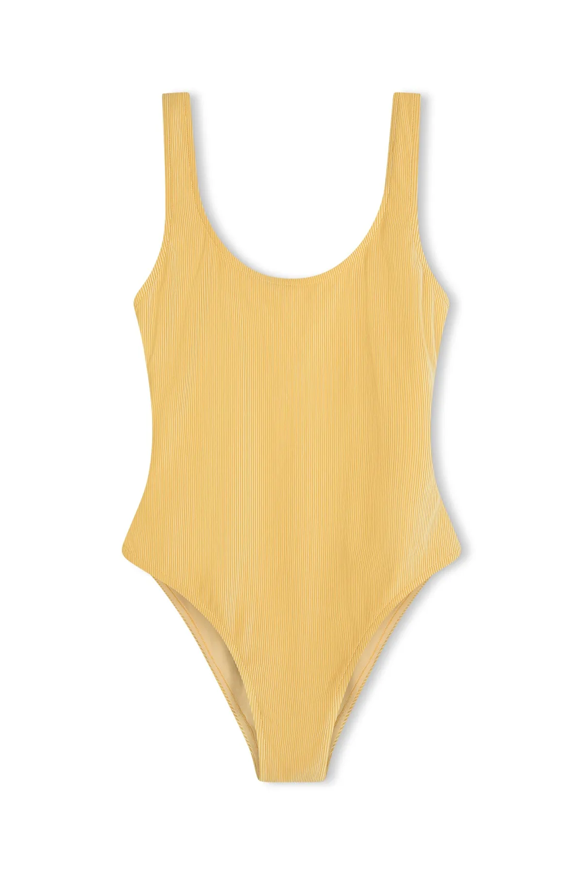 Signature Stripe Scoop One Piece - Marigold sold by Zulu and Zephyr