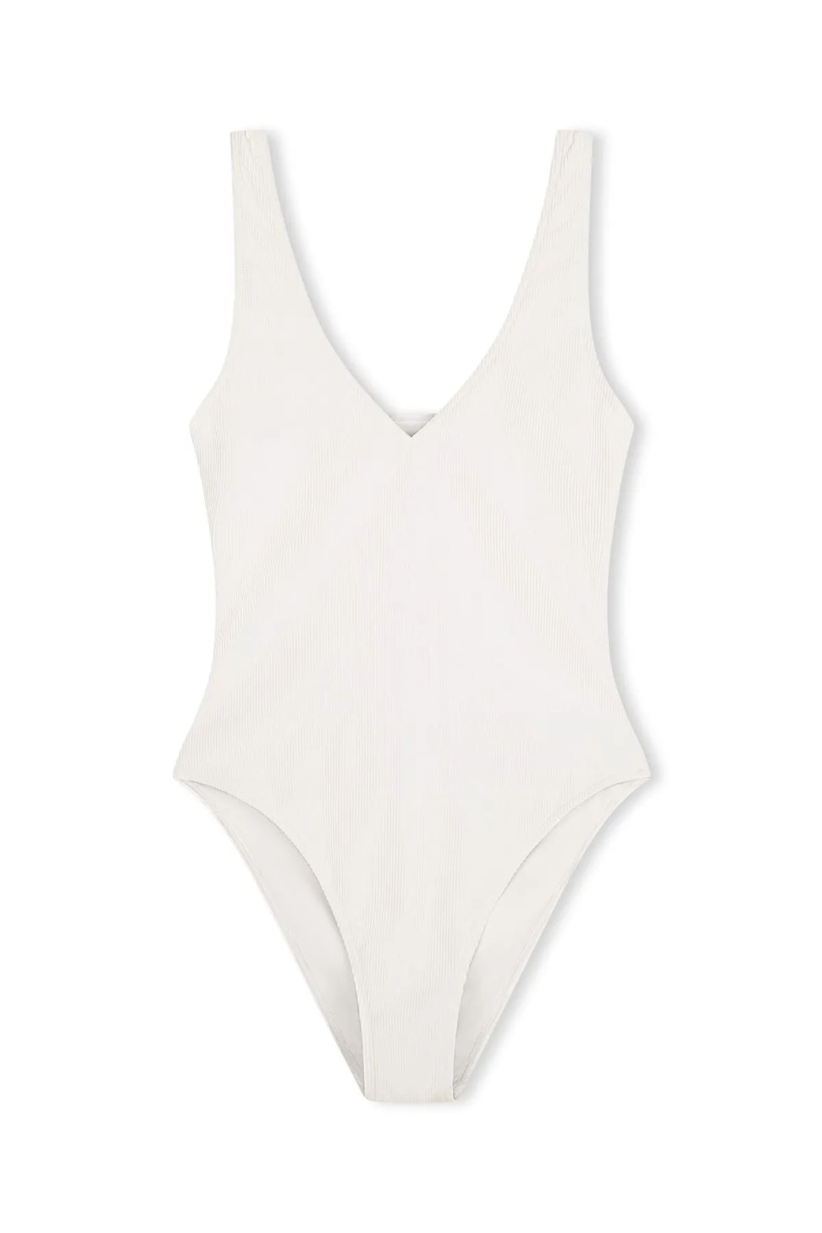 Signature Stripe Bikini One Piece - White sold by Zulu and Zephyr product image thumbnail 3