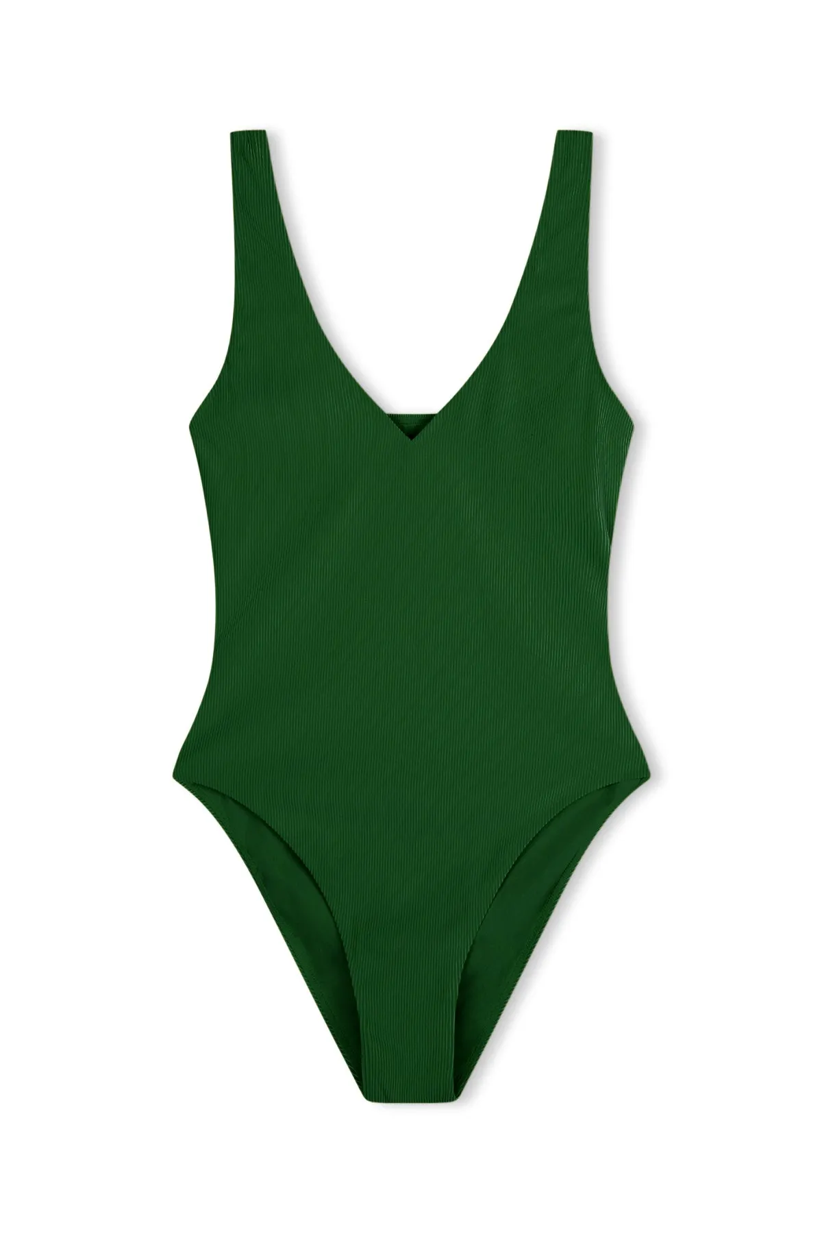 Signature Stripe Bikini One Piece - Tallow Green sold by Zulu and Zephyr product image thumbnail 2