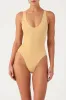Signature Stripe Bikini One Piece - Marigold sold by Zulu and Zephyr