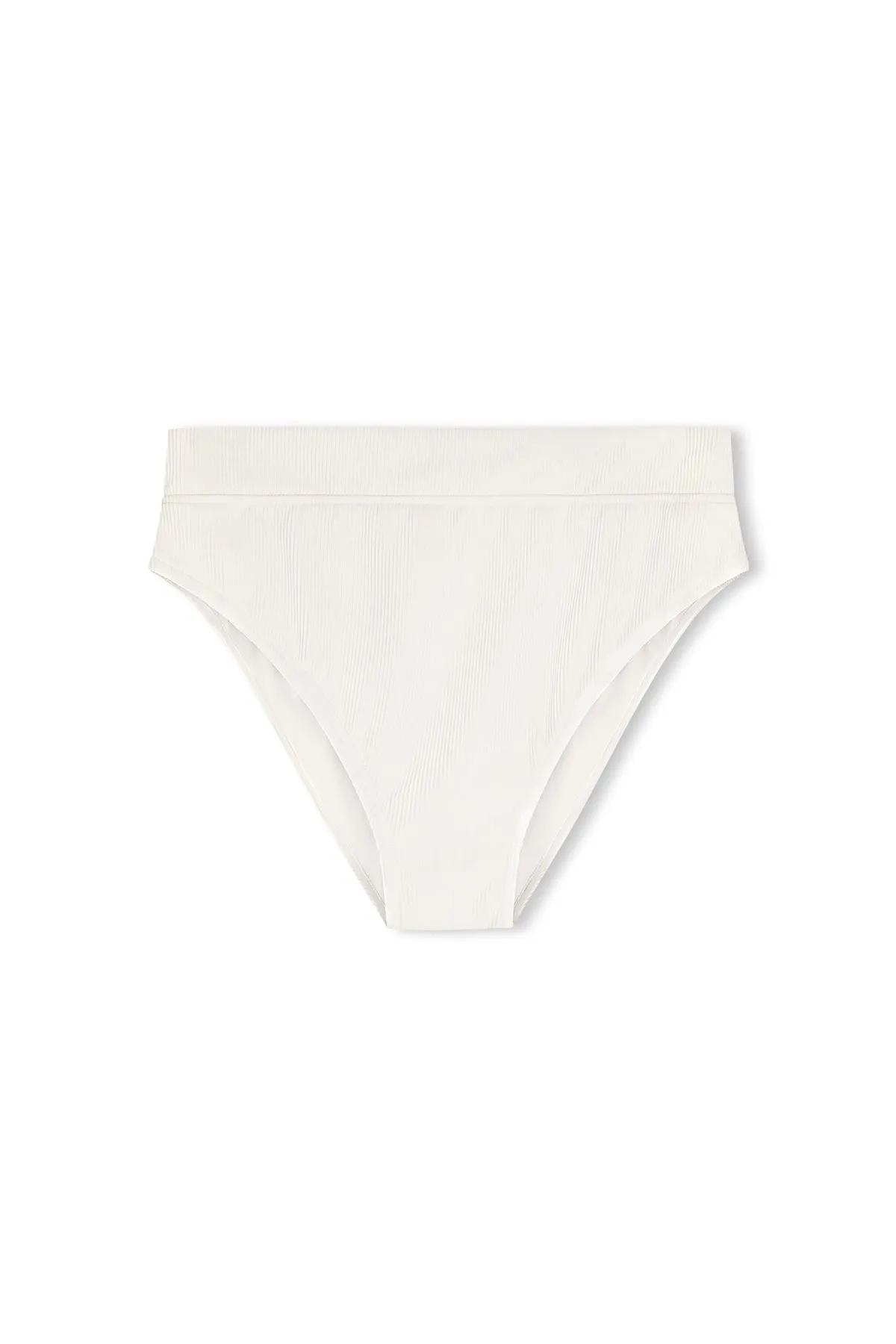 Signature Stripe High Waisted Brief - White sold by Zulu and Zephyr product image thumbnail 4