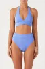 Signature Stripe High Waisted Brief - Sky sold by Zulu and Zephyr