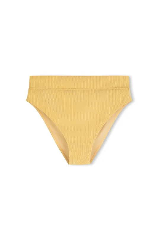 Signature Stripe High Waisted Brief - Marigold sold by Zulu and Zephyr