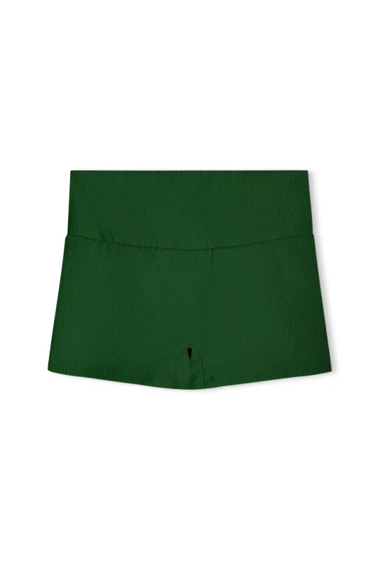 Signature Stripe Boy Short - Tallow Green sold by Zulu and Zephyr