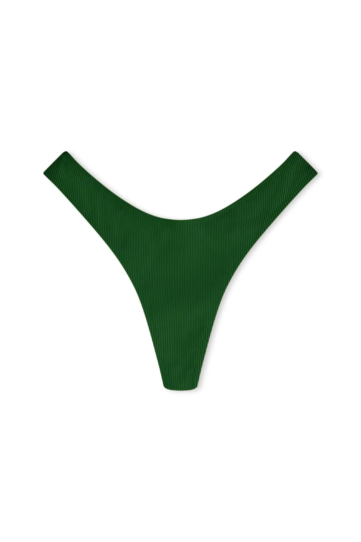 Signature Stripe Thong Brief - Tallow Green sold by Zulu and Zephyr