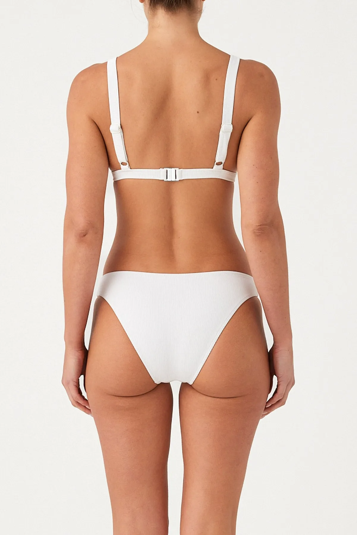 Signature Stripe Classic Brief - White sold by Zulu and Zephyr product image thumbnail 4