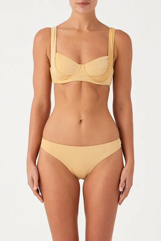 Signature Stripe Classic Brief - Marigold sold by Zulu and Zephyr