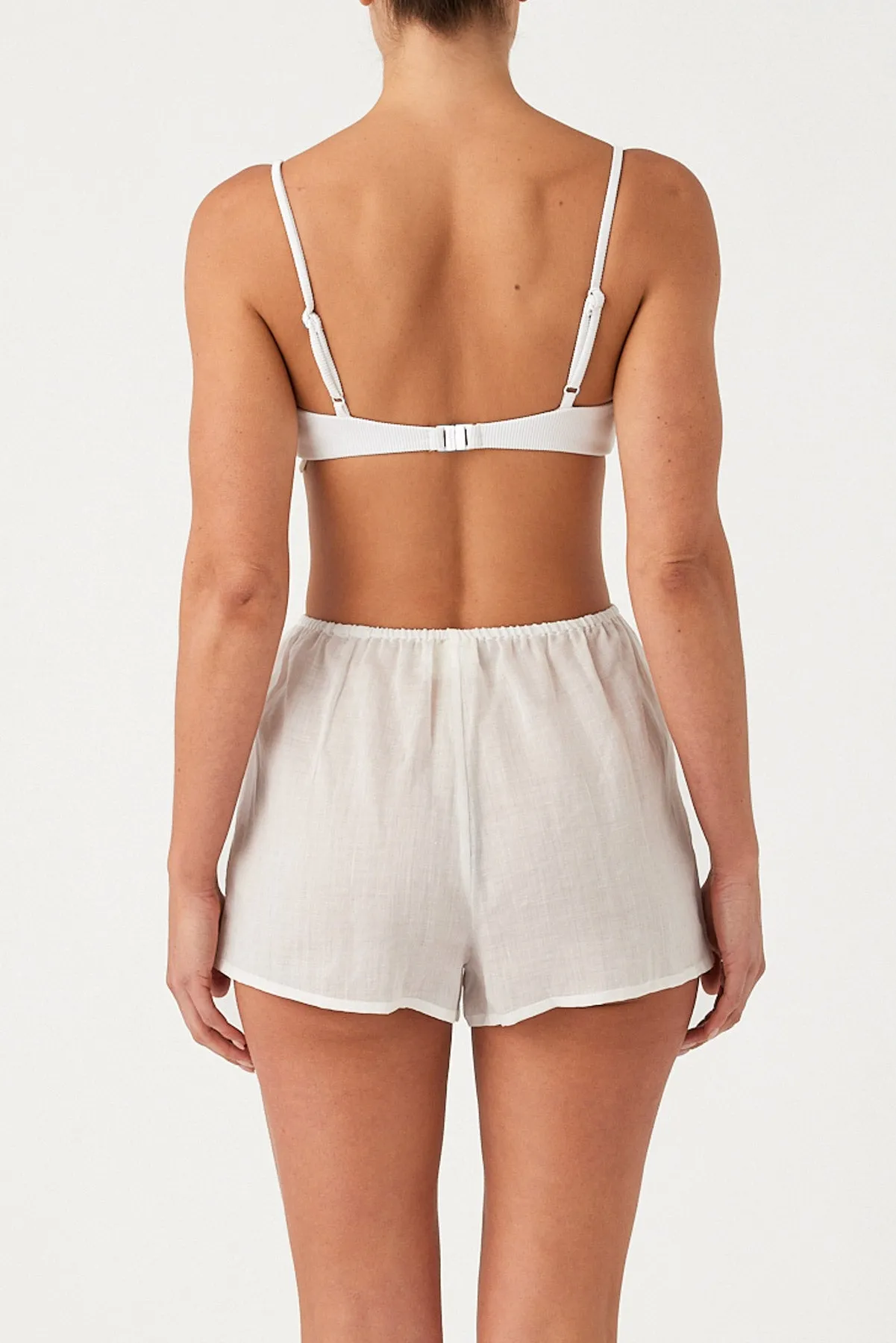 Signature Ramie Short - White sold by Zulu and Zephyr product image thumbnail 4
