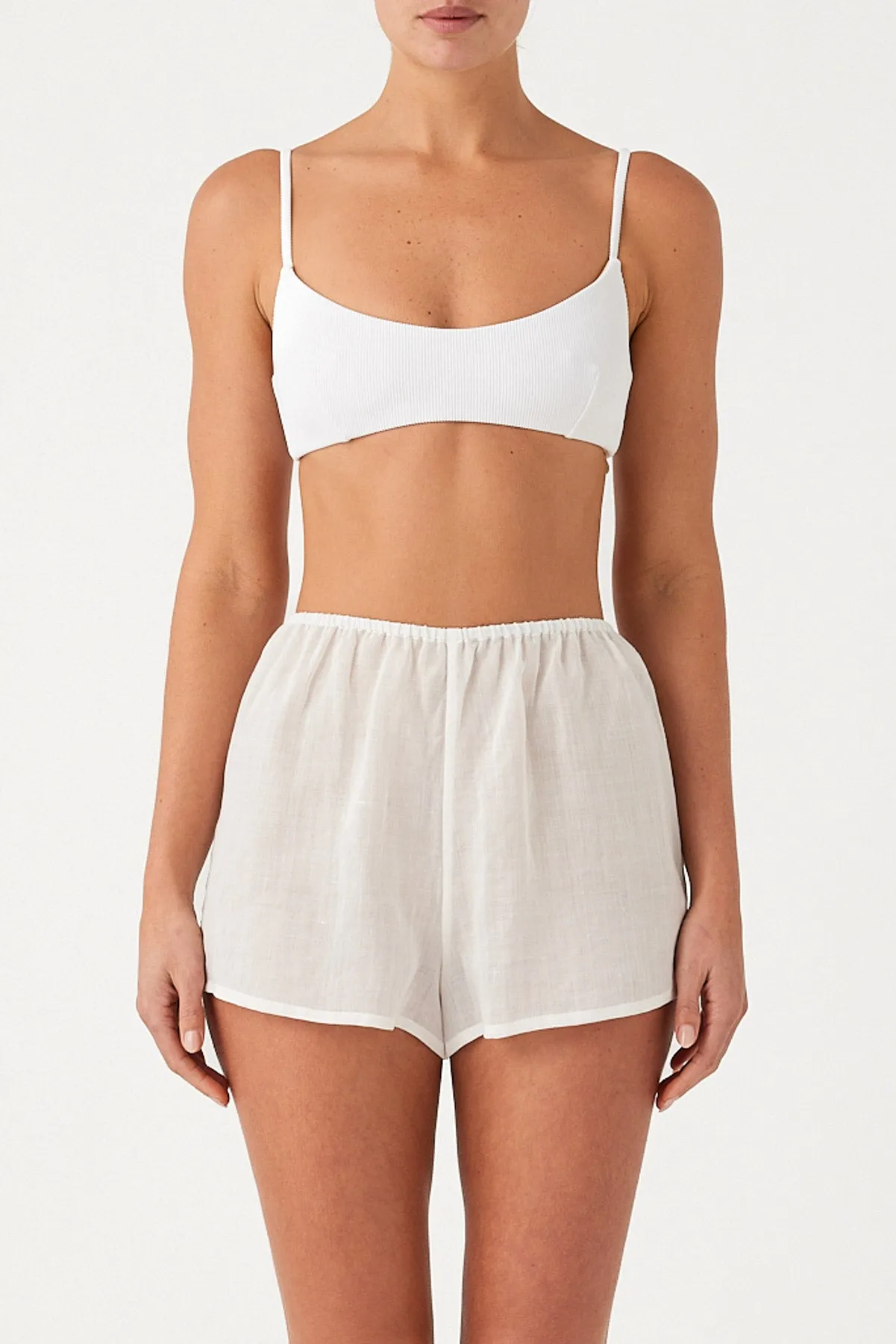 Signature Ramie Short - White sold by Zulu and Zephyr product image thumbnail 2