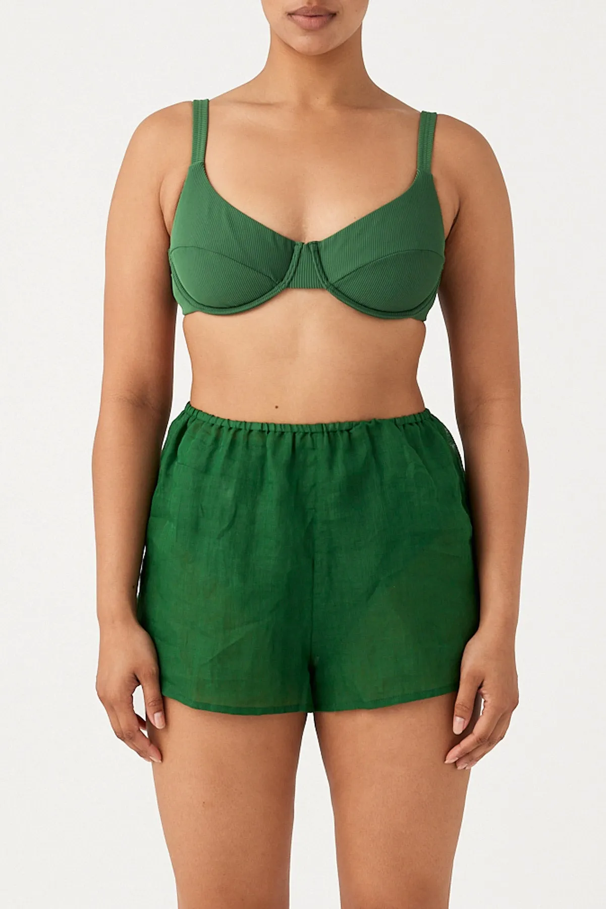 Signature Ramie Short - Tallow Green sold by Zulu and Zephyr product image thumbnail 3