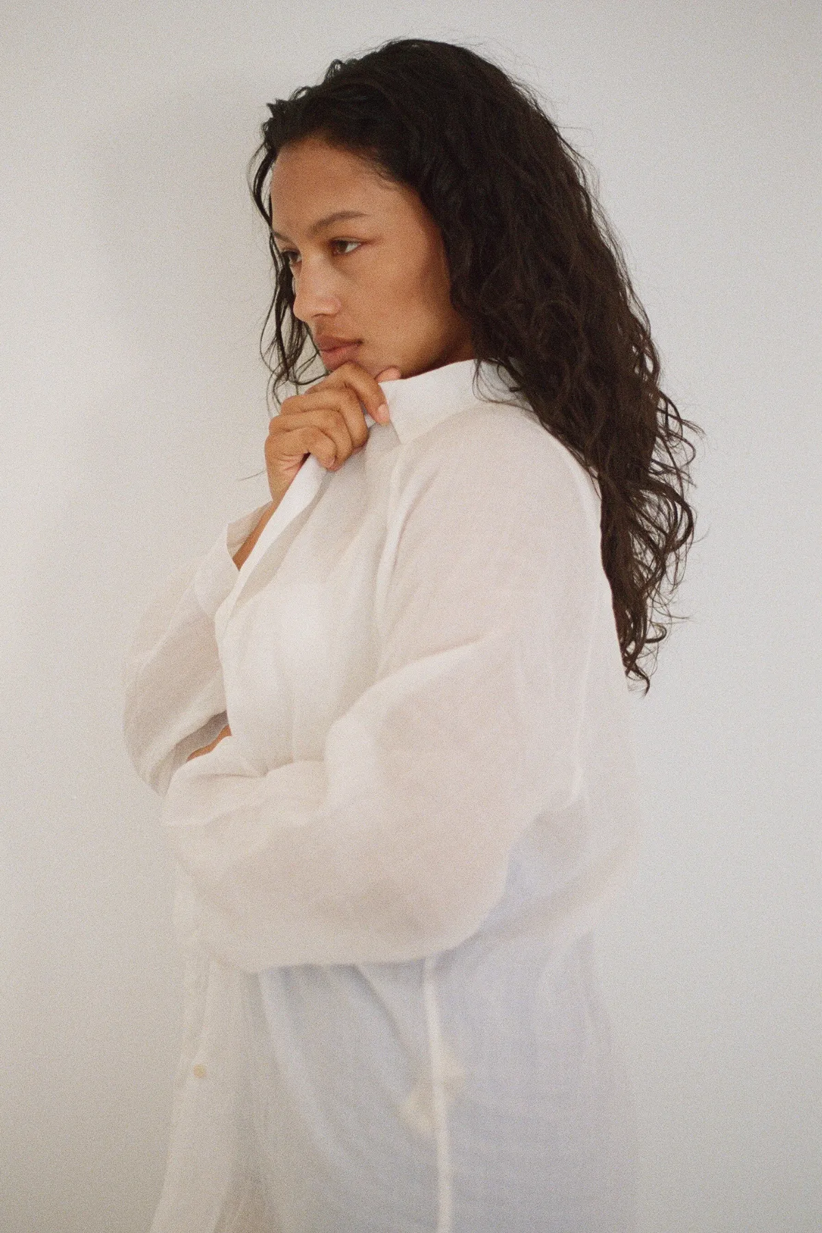 Signature Ramie Shirt - White sold by Zulu and Zephyr product image thumbnail 2