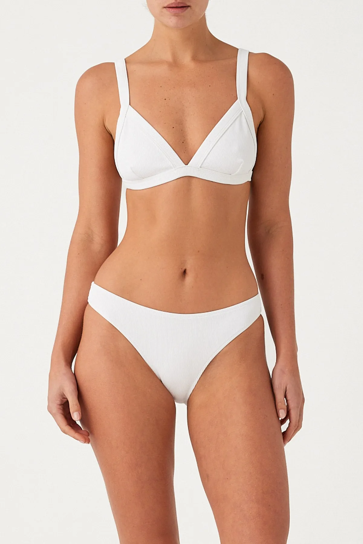 Signature Stripe Harness Top - White sold by Zulu and Zephyr product image thumbnail 3