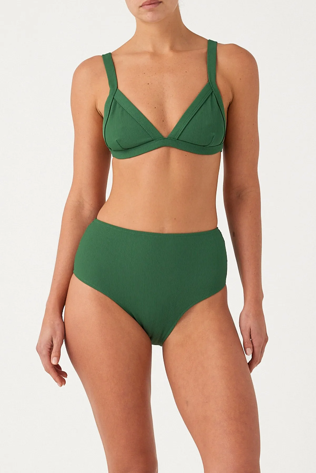 Signature Stripe Harness Top - Tallow Green sold by Zulu and Zephyr product image thumbnail 3