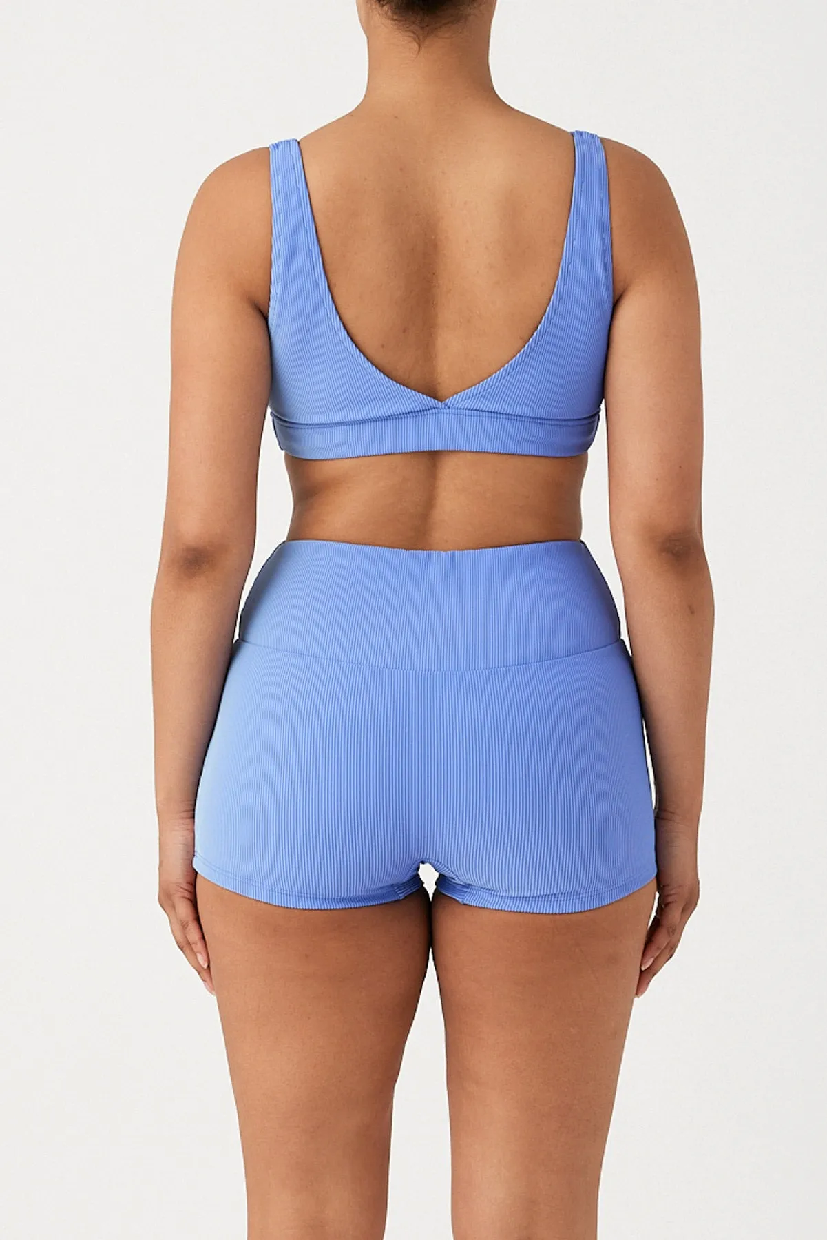Signature Stripe Waistband Bralette Top - Sky sold by Zulu and Zephyr product image thumbnail 4