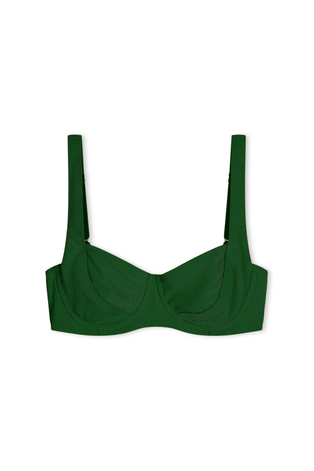 Signature Stripe Bra Cup Top - Tallow Green sold by Zulu and Zephyr product image thumbnail 2