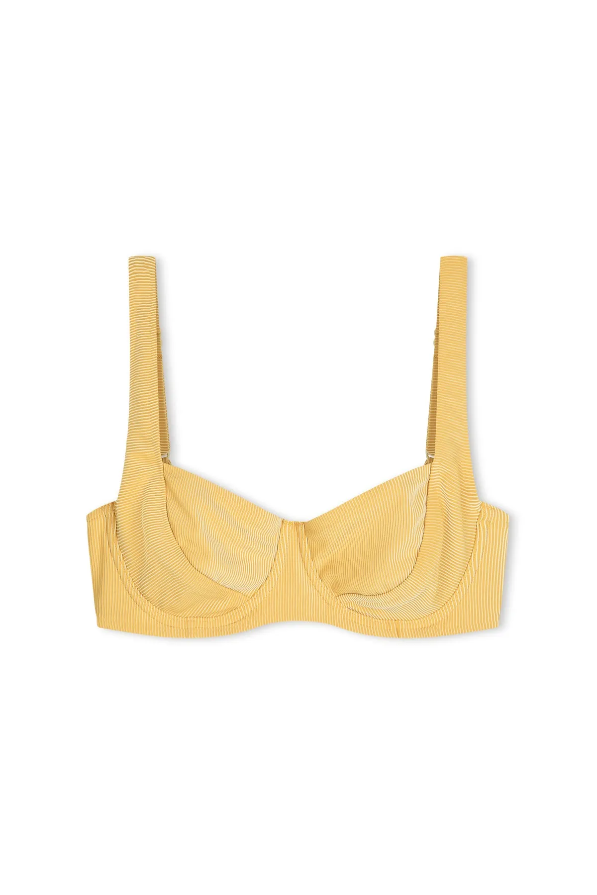 Signature Stripe Bra Cup Top - Marigold sold by Zulu and Zephyr