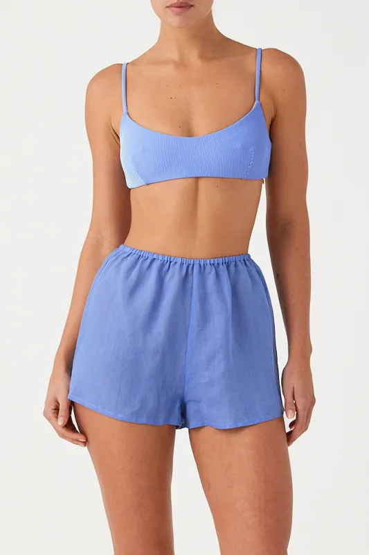 Signature Ramie Short - Sky sold by Zulu and Zephyr