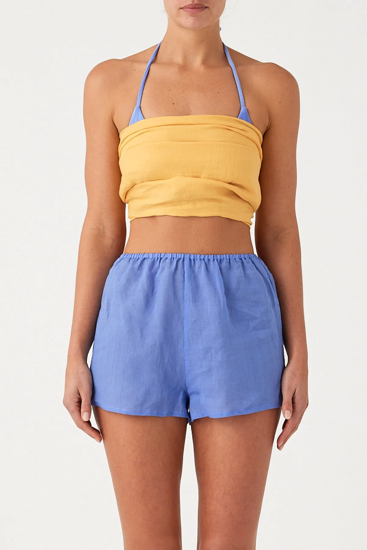 Signature Ramie Short - Sky sold by Zulu and Zephyr product image thumbnail 4