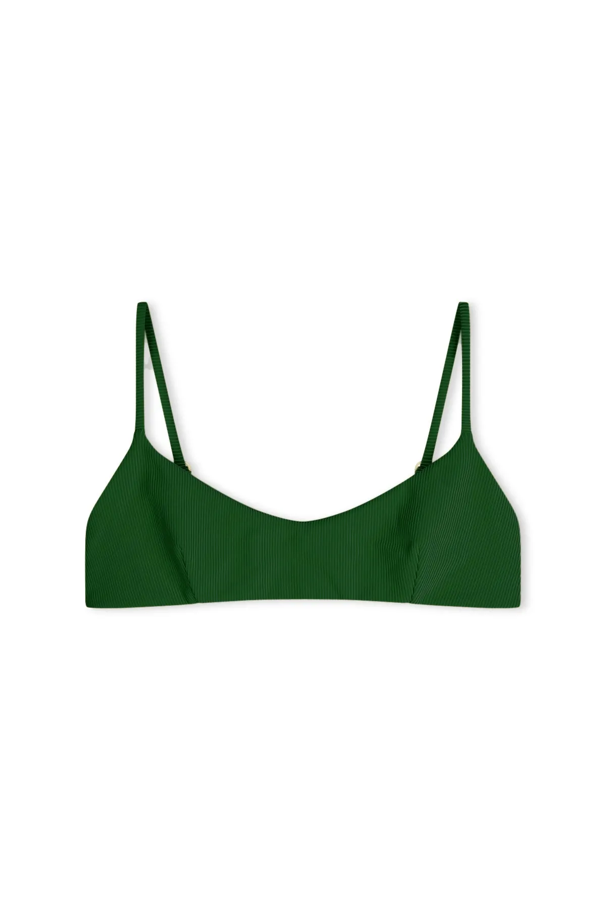 Signature Stripe Minimal Bralette Top - Tallow Green sold by Zulu and Zephyr product image thumbnail 2