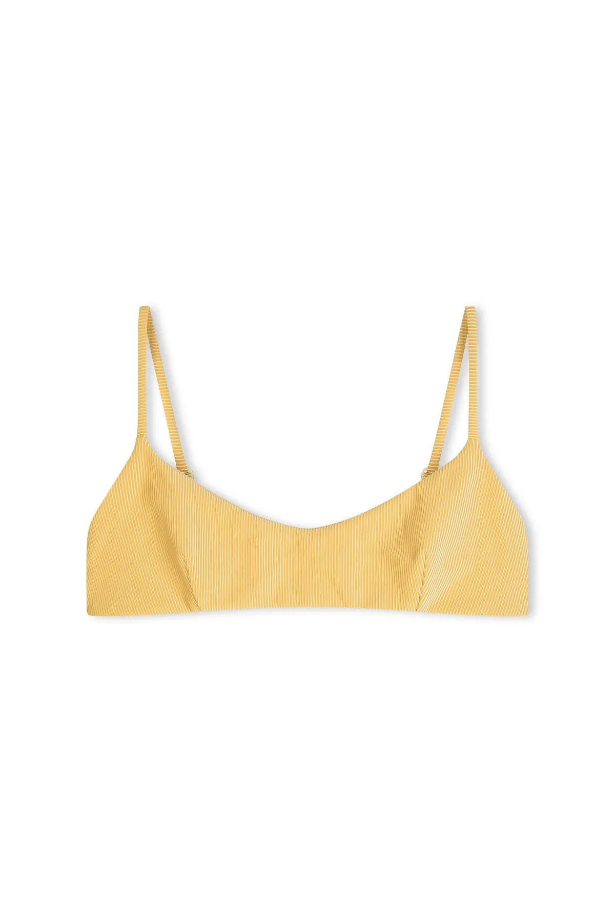 Signature Stripe Minimal Bralette Top - Marigold sold by Zulu and Zephyr product image thumbnail 5