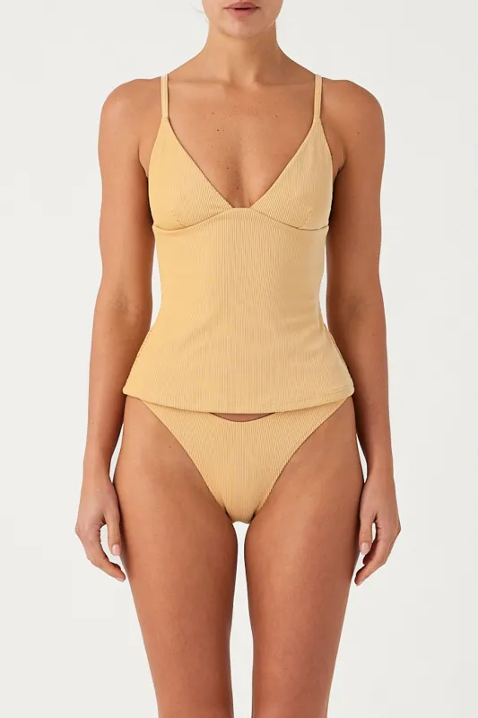 Signature Stripe Tankini - Marigold sold by Zulu and Zephyr