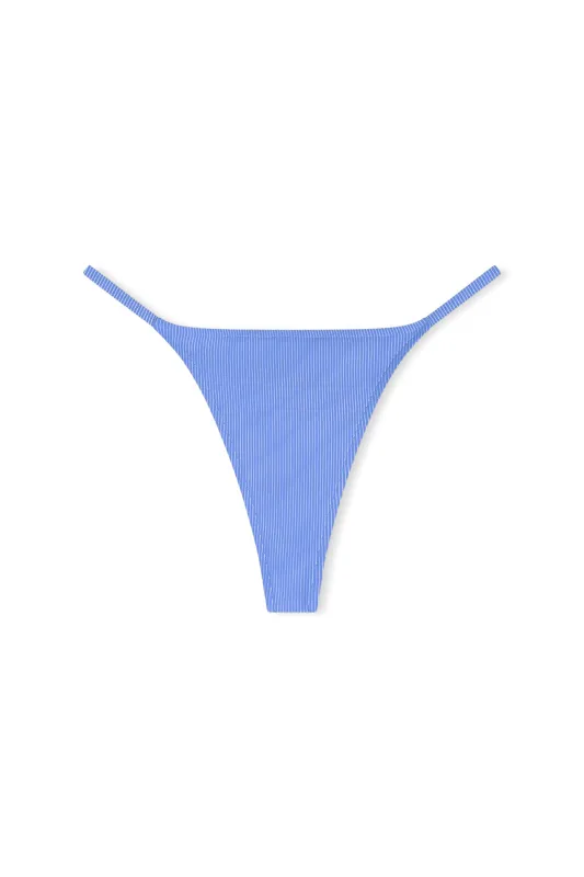 Signature Stripe String Thong Brief - Sky sold by Zulu and Zephyr