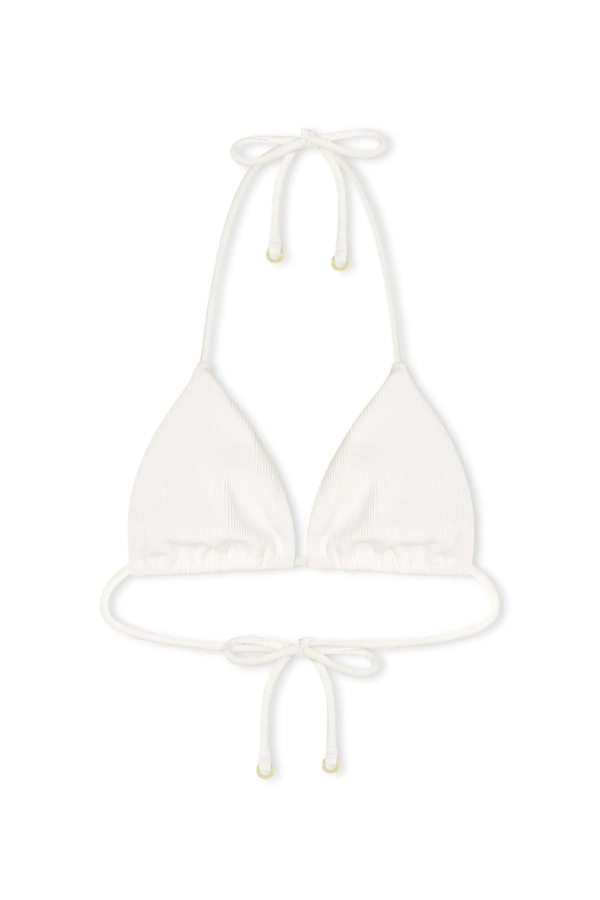 Signature Stripe Tie Triangle Top - White sold by Zulu and Zephyr product image thumbnail 5