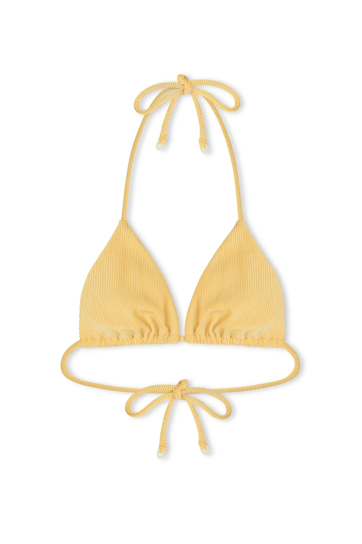 Signature Stripe Tie Triangle Top - Marigold sold by Zulu and Zephyr product image thumbnail 5