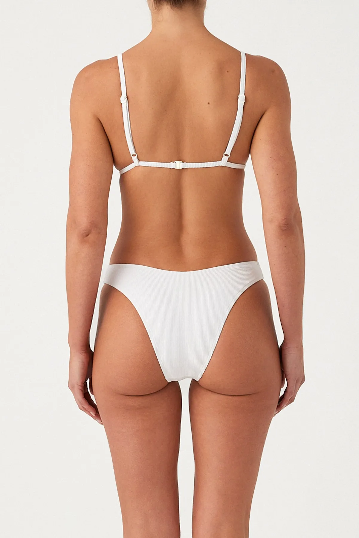 Signature Stripe Triangle Top - White sold by Zulu and Zephyr product image thumbnail 4