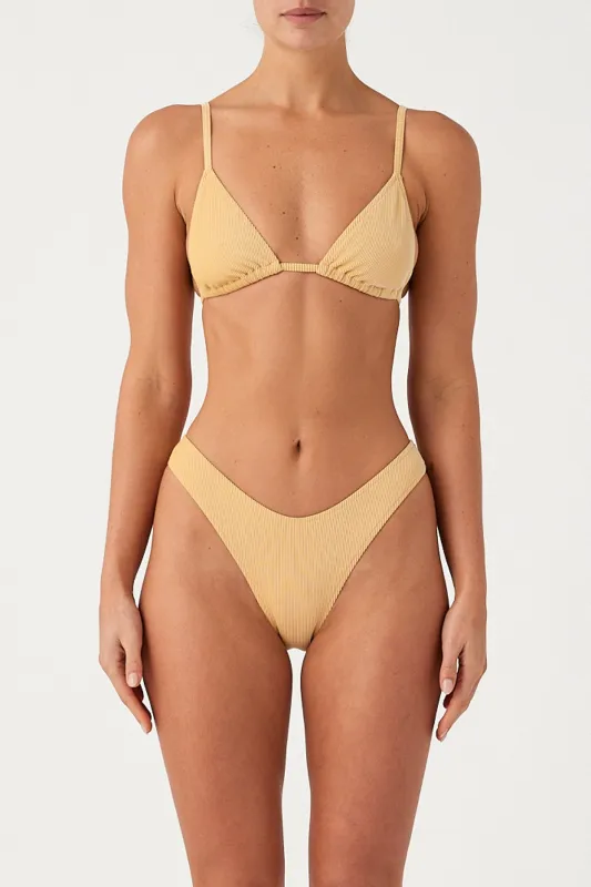 Signature Stripe Triangle Top - Marigold sold by Zulu and Zephyr