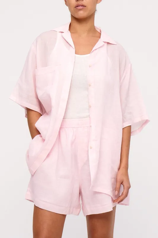 Ramie Short - Soft Pink sold by Zulu and Zephyr