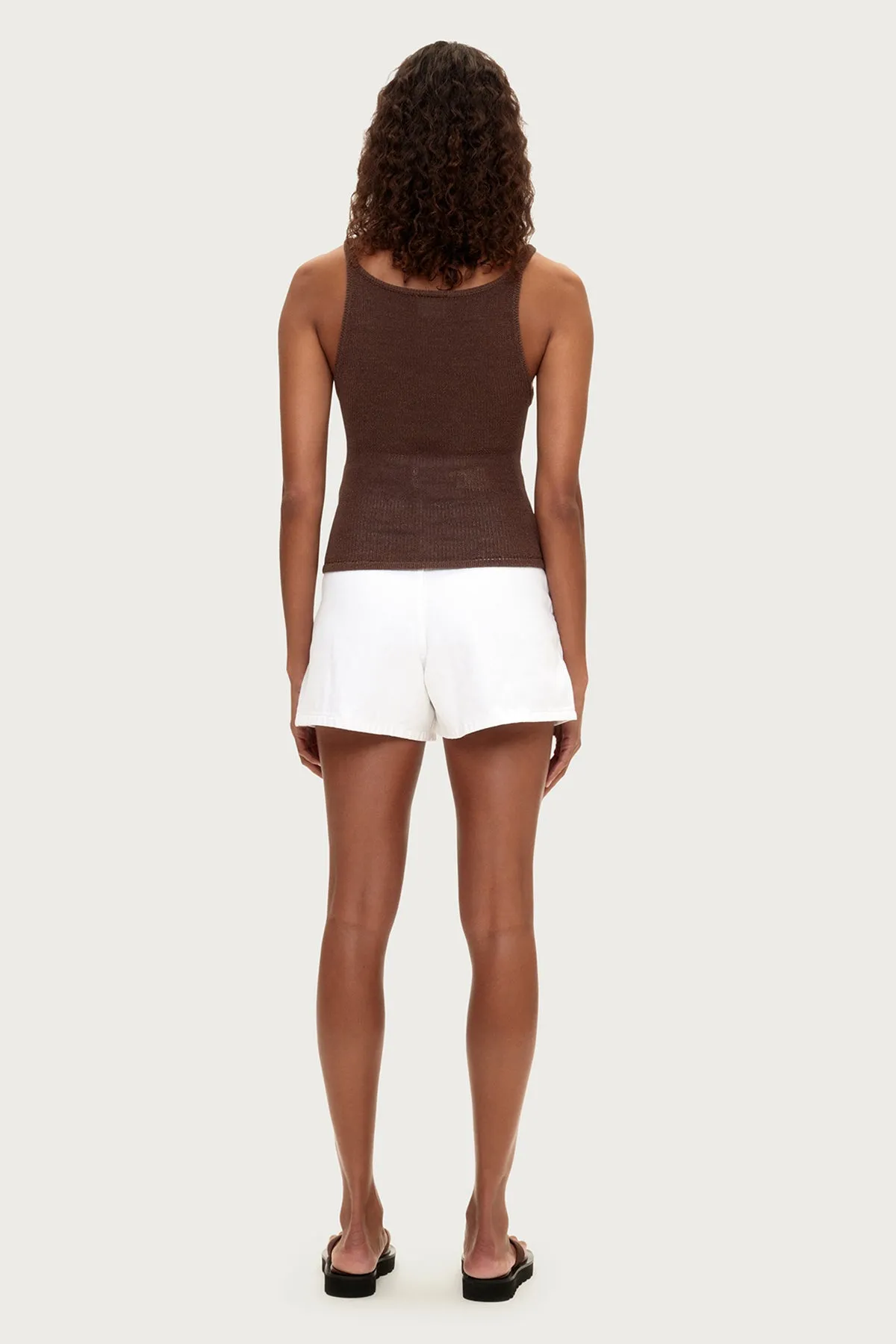 Organic Denim Short - White sold by Zulu and Zephyr product image thumbnail 3