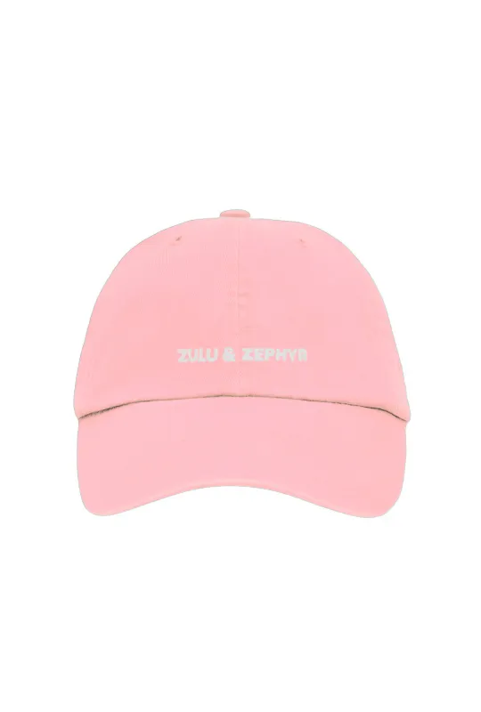 Zulu & Zephyr Canvas Cap - Pink sold by Zulu and Zephyr