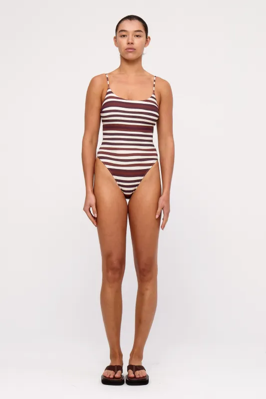 One Piece - Chocolate Stripe sold by Zulu and Zephyr