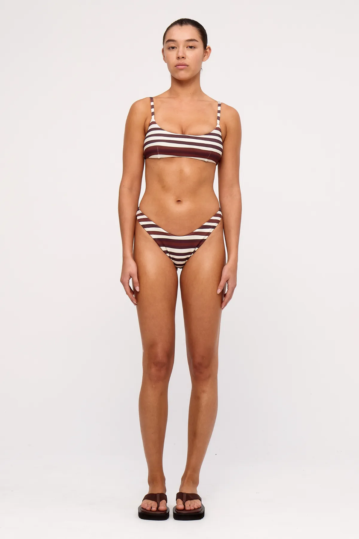 Curve Brief - Chocolate Stripe sold by Zulu and Zephyr product image thumbnail 2