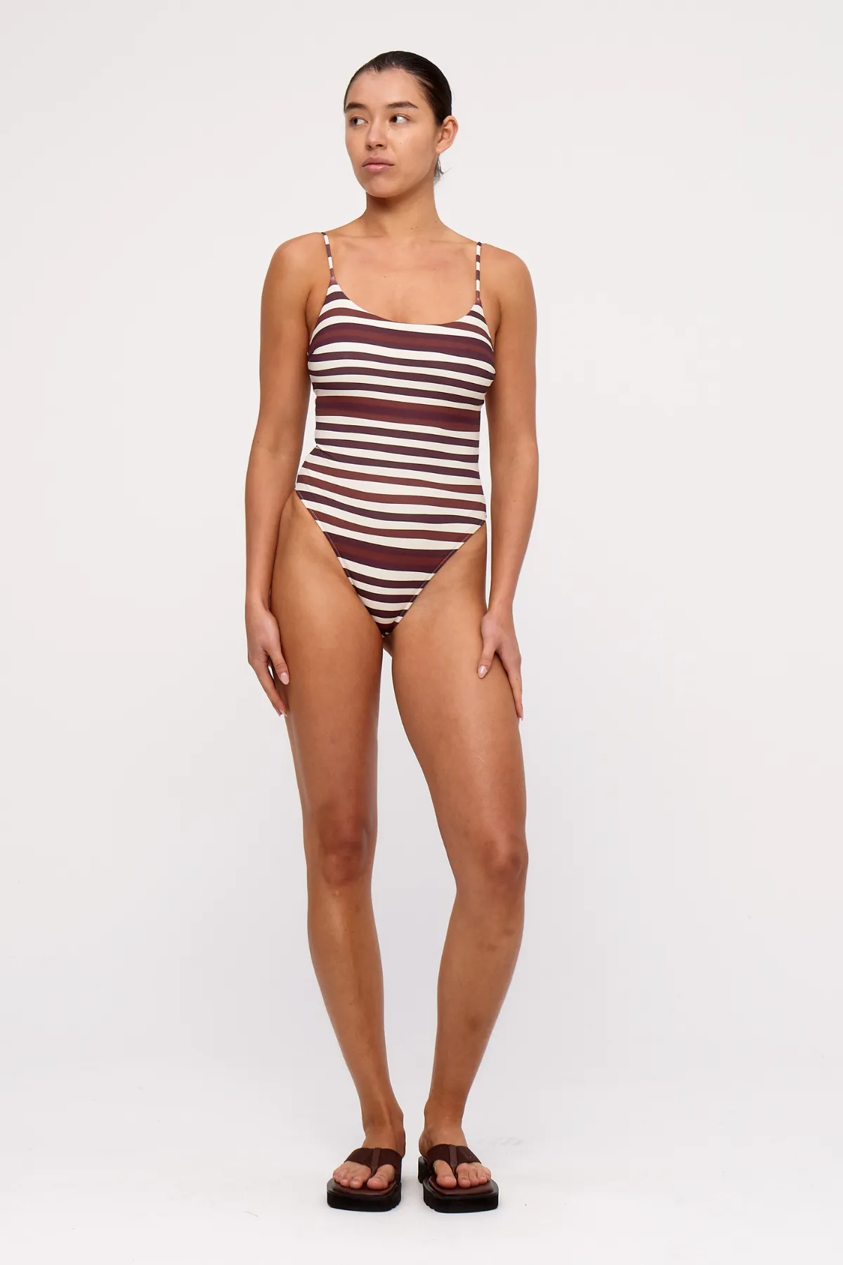 One Piece - Chocolate Stripe sold by Zulu and Zephyr product image thumbnail 2