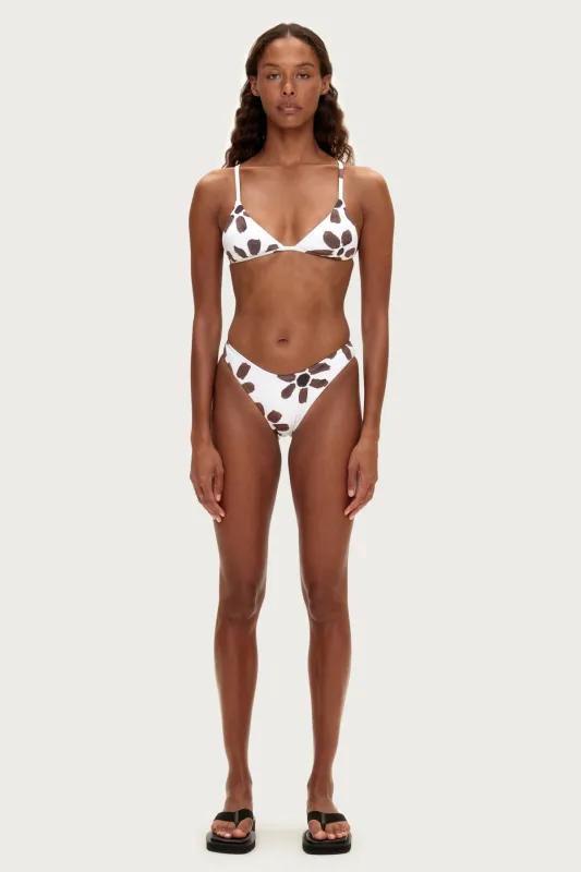 Triangle Top - Chocolate Flower sold by Zulu and Zephyr