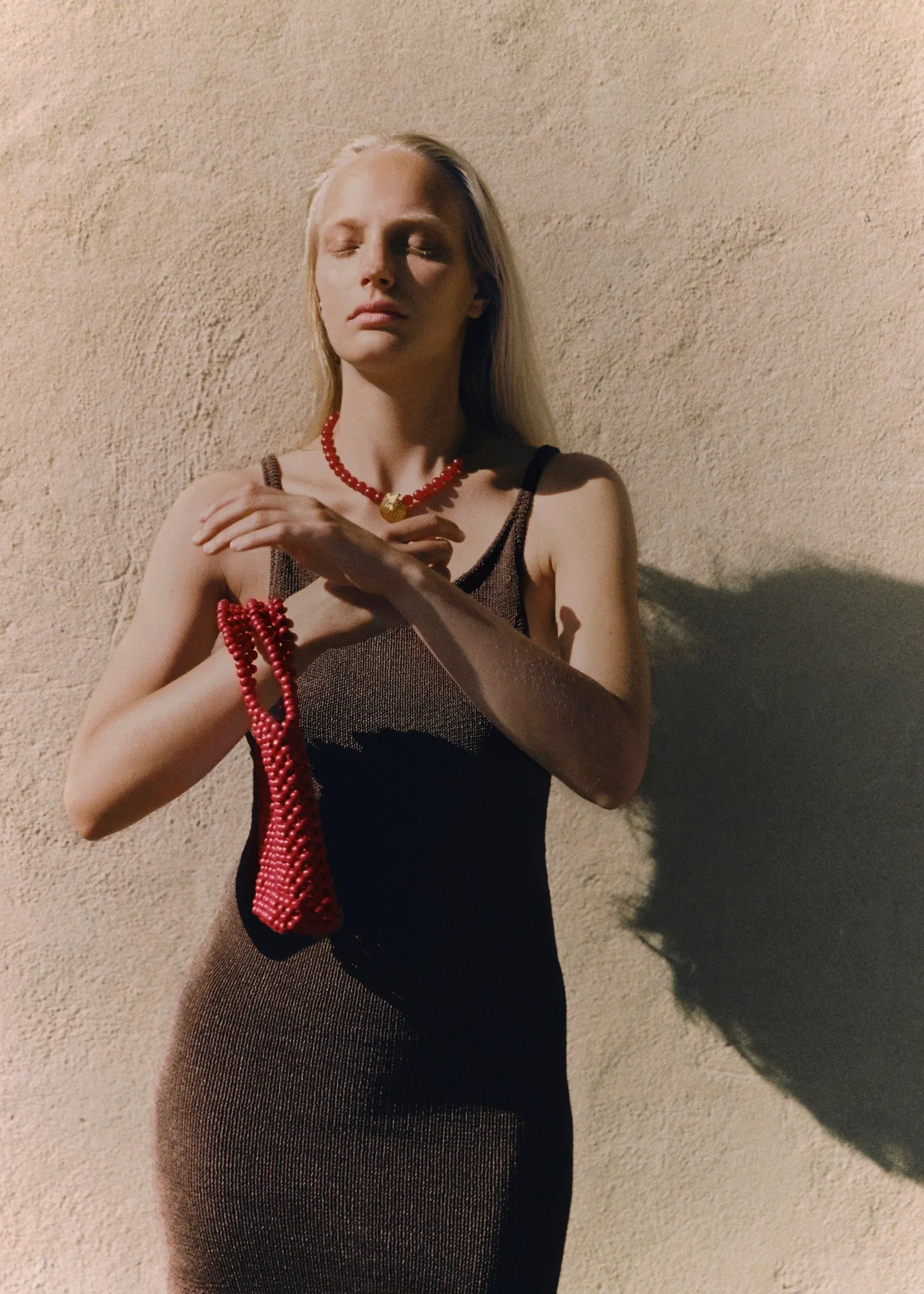 Textured Knit Dress - Chocolate sold by Zulu and Zephyr product image thumbnail 5