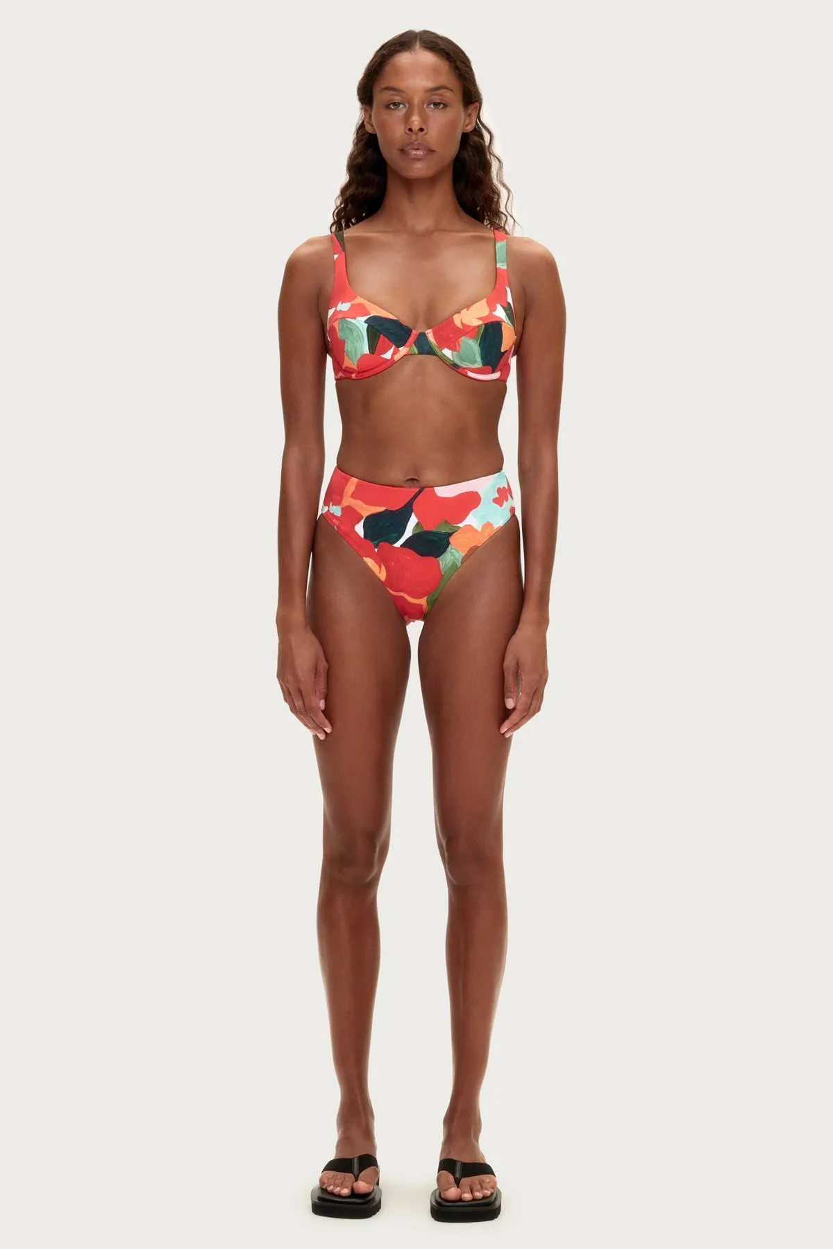 High Full Brief - Red Floral sold by Zulu and Zephyr product image thumbnail 2