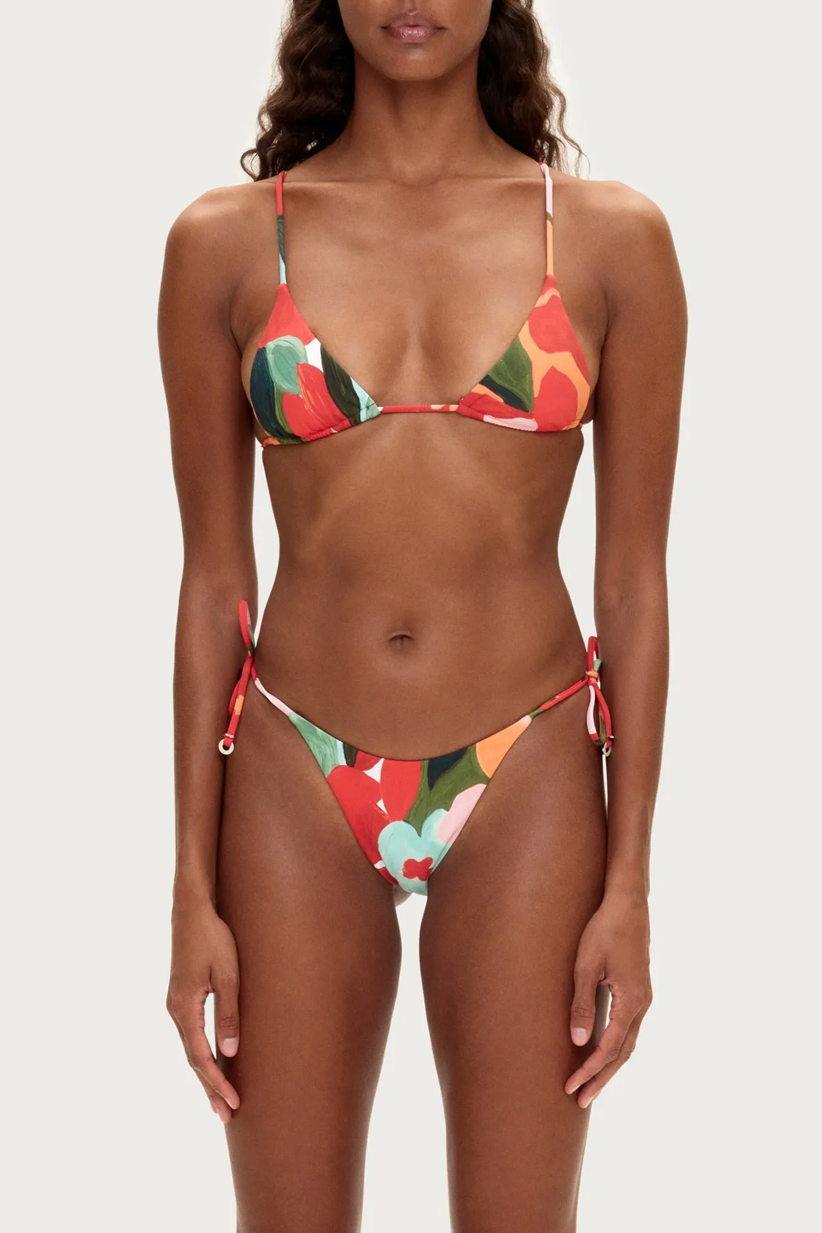 Triangle Top - Red Floral sold by Zulu and Zephyr product image thumbnail 2