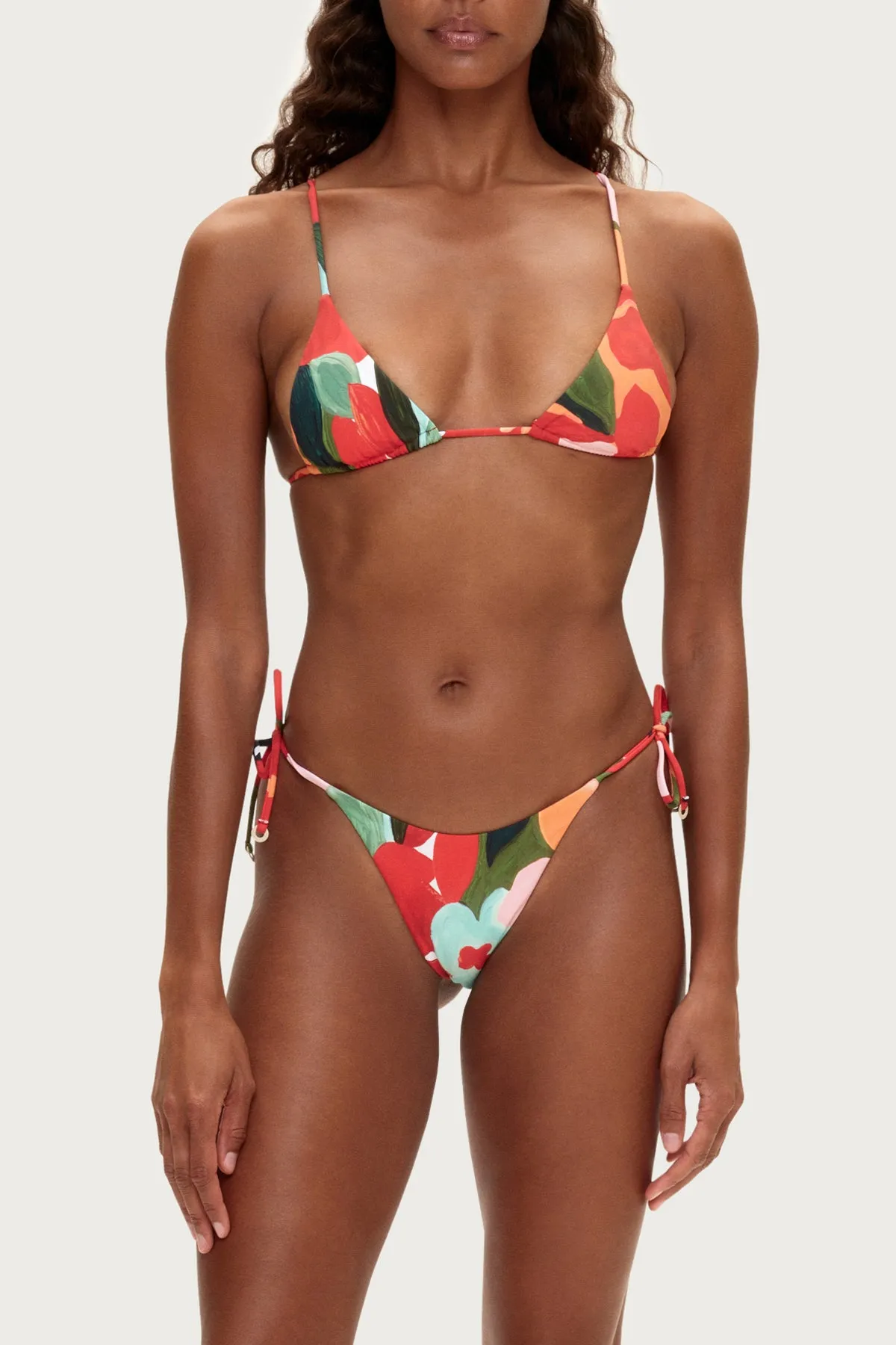 Triangle Top - Red Floral sold by Zulu and Zephyr product image thumbnail 4