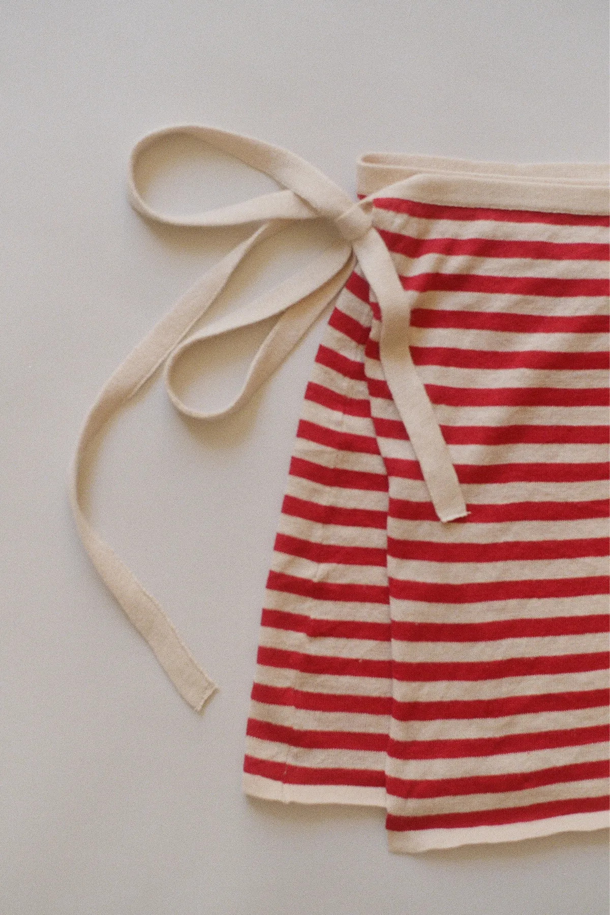 Wrap Knit Skirt - Red Stripe sold by Zulu and Zephyr product image thumbnail 2