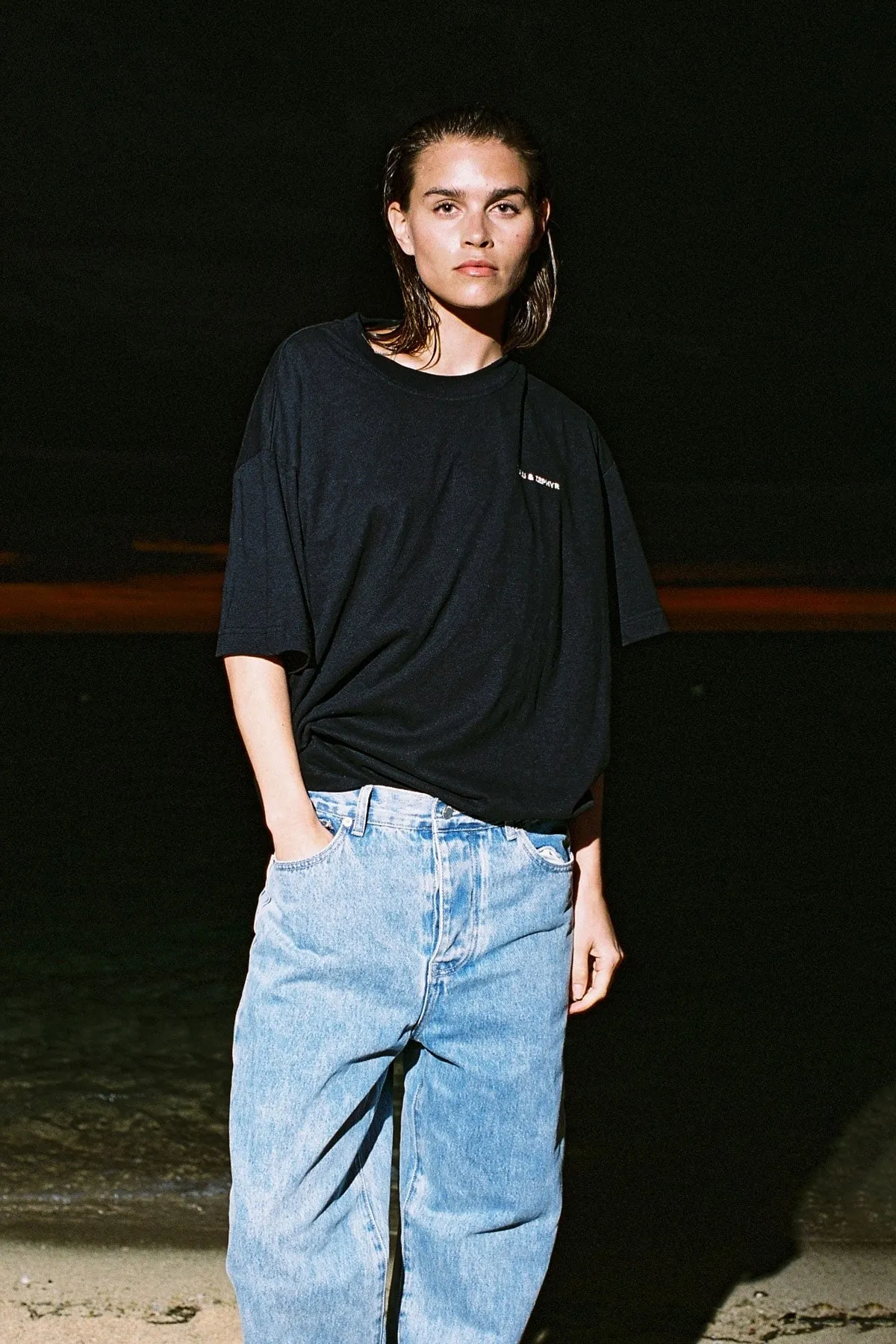 Zulu & Zephyr Logo Tee - Black sold by Zulu and Zephyr product image thumbnail 3