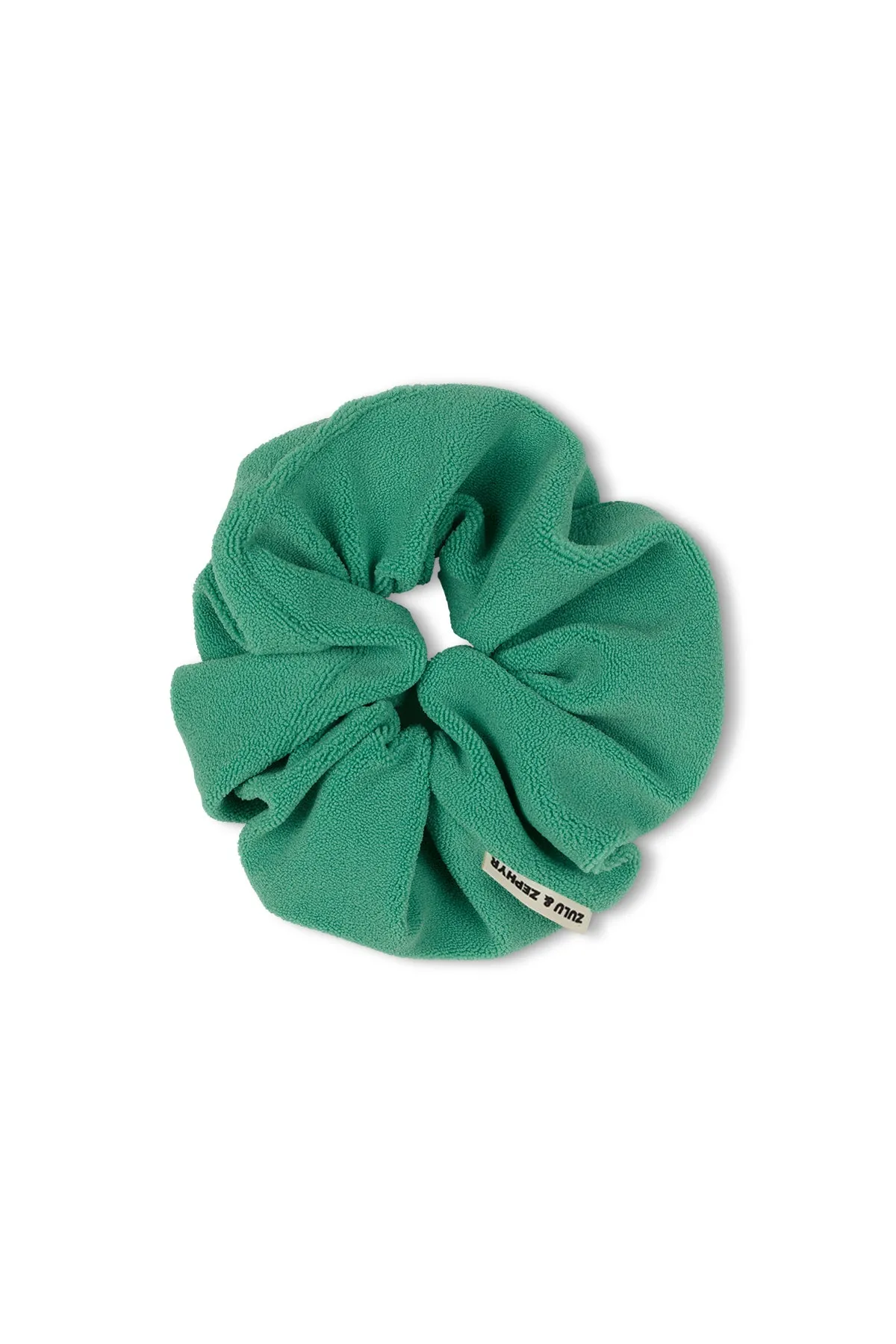 Textured Scrunchie - Green sold by Zulu and Zephyr