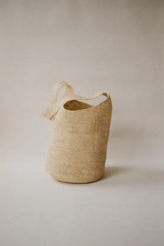 Raffia Bucket Bag - Natural sold by Zulu and Zephyr