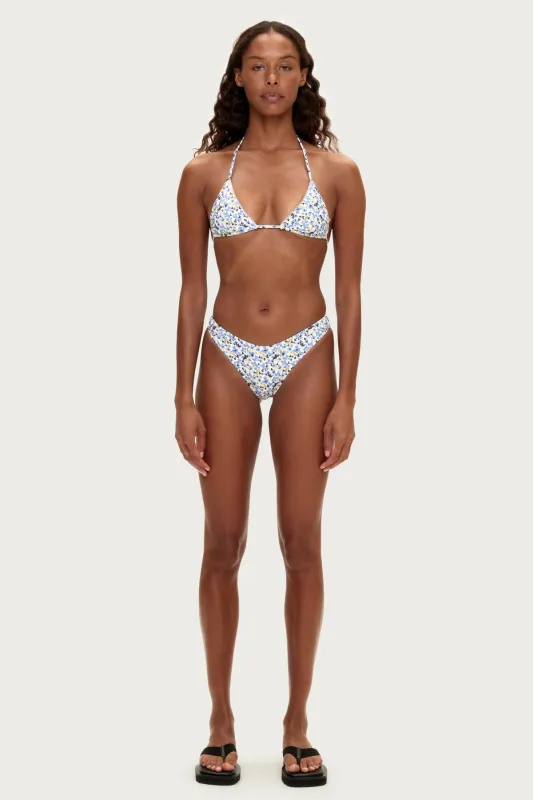 Tie Triangle Top - Blue Floral sold by Zulu and Zephyr