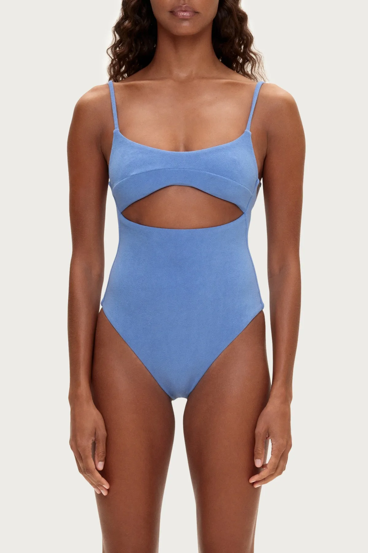 Towelling One Piece - Blue sold by Zulu and Zephyr product image thumbnail 2