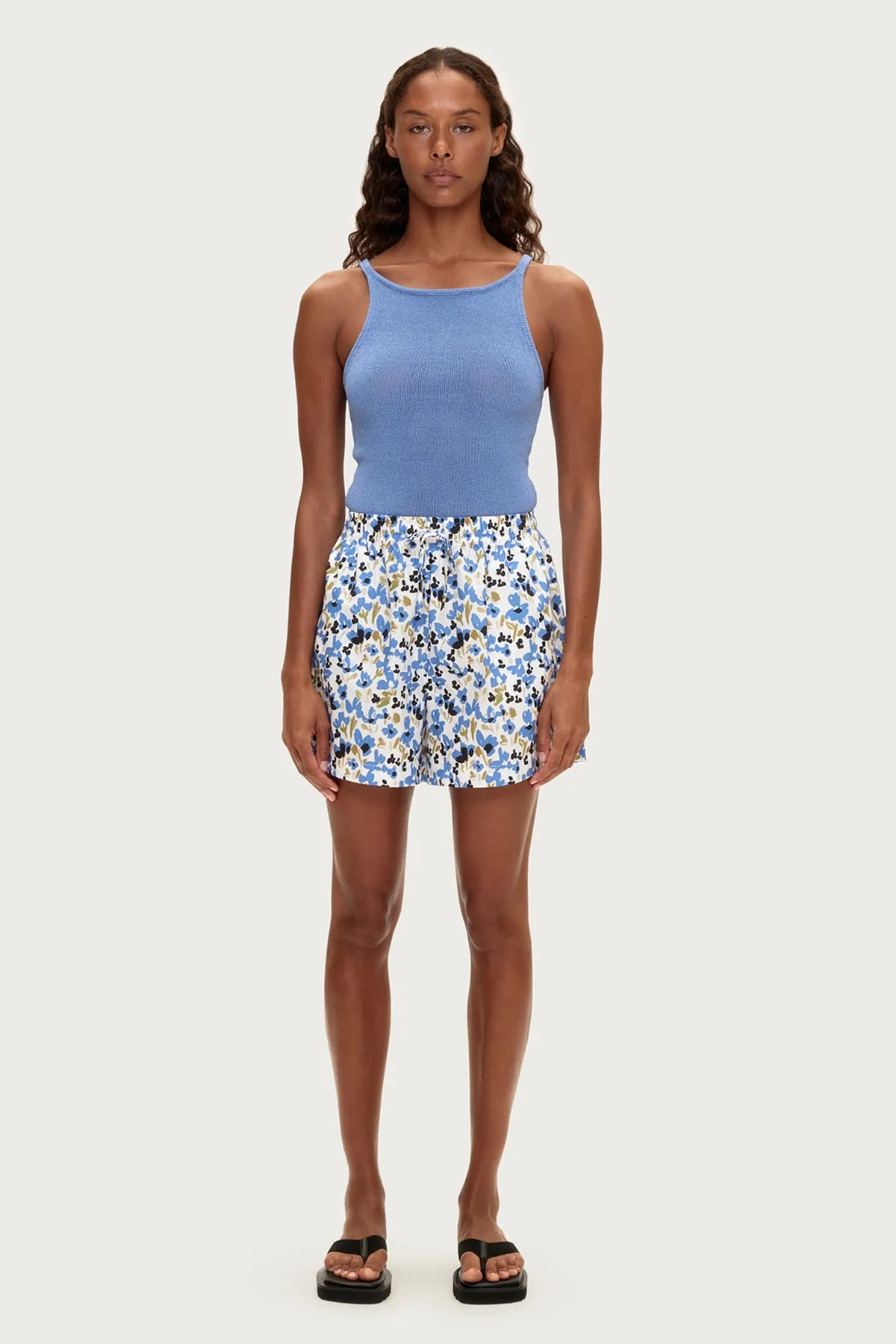 Cotton Short - Blue Floral sold by Zulu and Zephyr