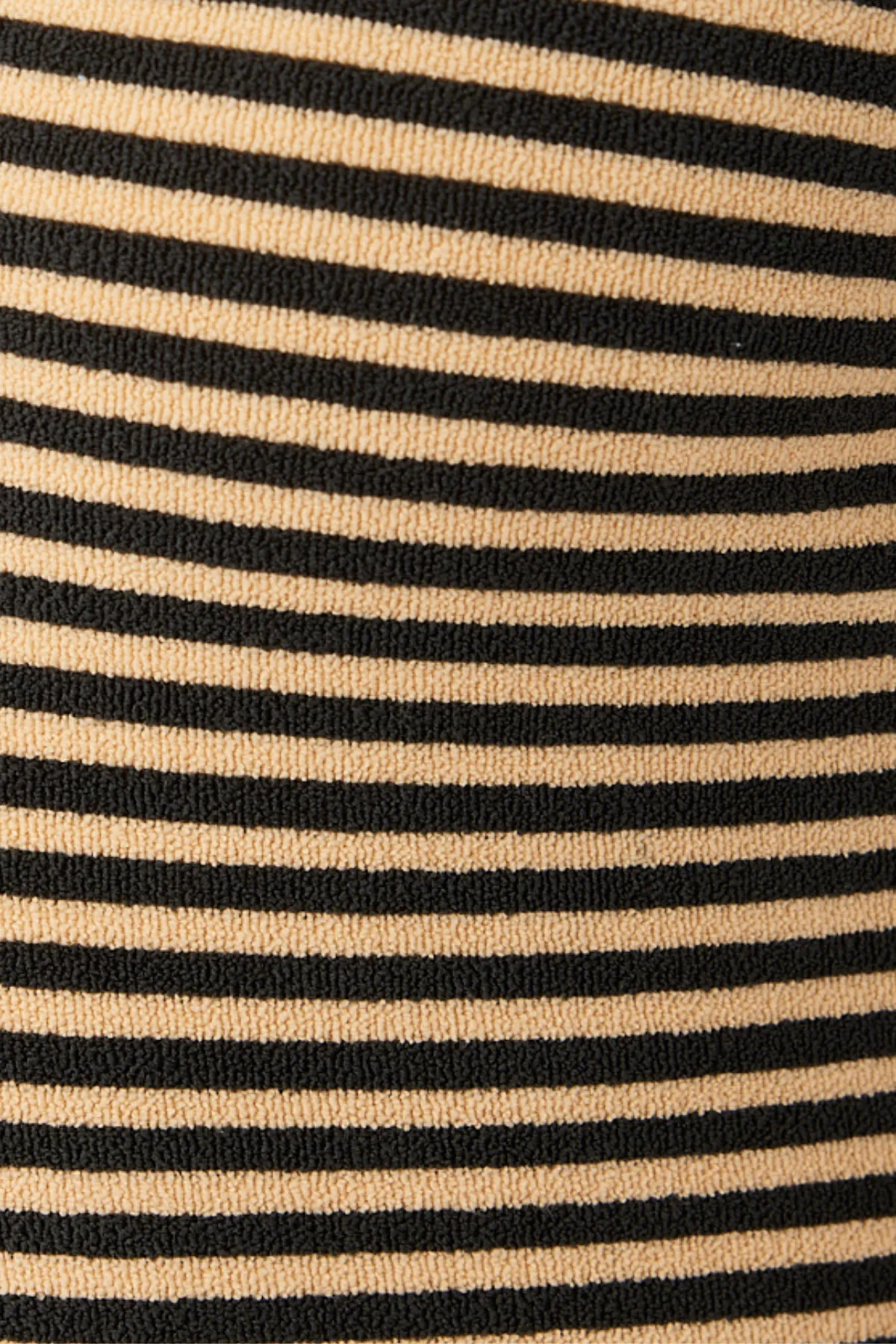 Towelling Scoop Bralette Top - Black Stripe sold by Zulu and Zephyr product image thumbnail 5