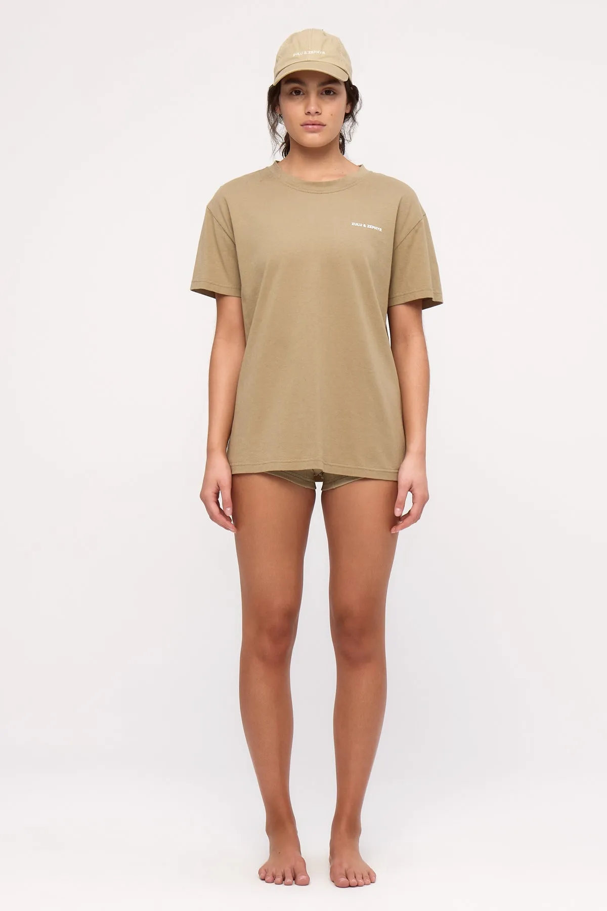 Zulu & Zephyr Canvas Cap - Olive sold by Zulu and Zephyr product image thumbnail 2